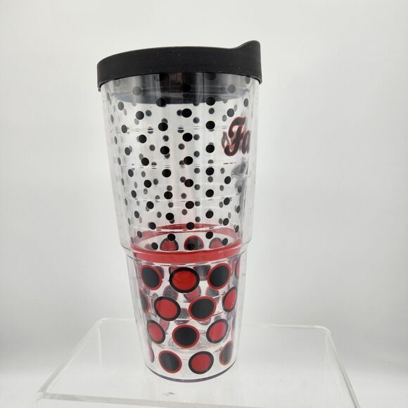 Atlanta Falcons Tervis Tumbler with Lid Large 24 oz Polka Dot Insulated NFL - Picture 4 of 7